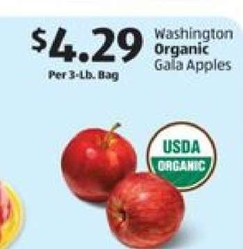 Washington Organic Gala Apples