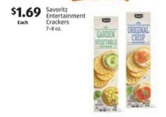 Savoritz Entertainment Crackers