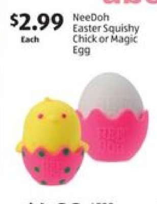 NeeDoh Easter Squishy Chick or Magic Egg