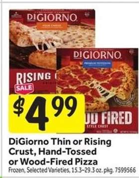 DiGiorno Thin or Rising Crust, Hand-Tossed or Wood-Fired Pizza
