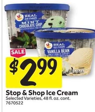 Stop & Shop Ice Cream