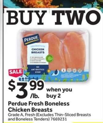 Perdue Fresh Boneless Chicken Breasts