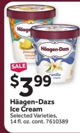 Häagen Dazs Ice Cream