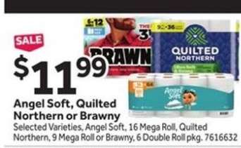 Angel Soft, Quilted Northern or Brawny