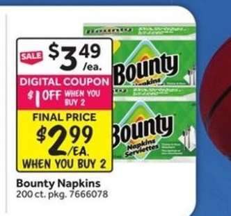 Bounty Napkins