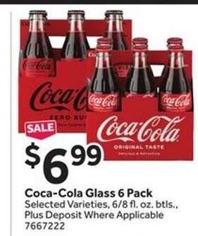 Coca-Cola Glass 6 Pack