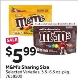M&M's Sharing Size