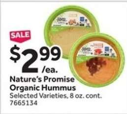 Nature's Promise Organic Hummus