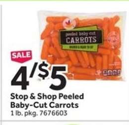 Stop & Shop Peeled Baby-Cut Carrots