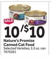 Nature's Promise Canned Cat Food