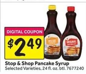 Stop & Shop Pancake Syrup