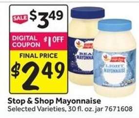 Stop & Shop Mayonnaise