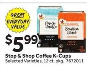 Stop & Shop Coffee K-Cups