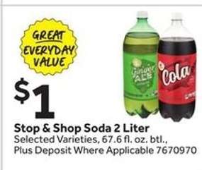 Stop & Shop Soda 2 Liter