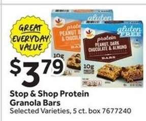 Stop & Shop Protein Granola Bars