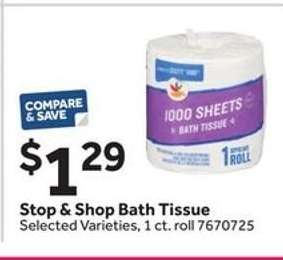 Stop & Shop Bath Tissue