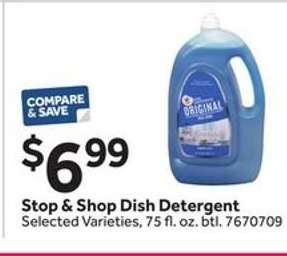 Stop & Shop Dish Detergent