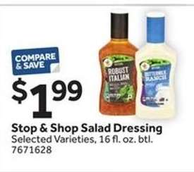 Stop & Shop Salad Dressing