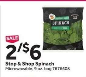 Stop & Shop Spinach