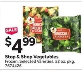 Stop & Shop Vegetables
