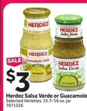 Herdez Salsa Verde or Guacamole