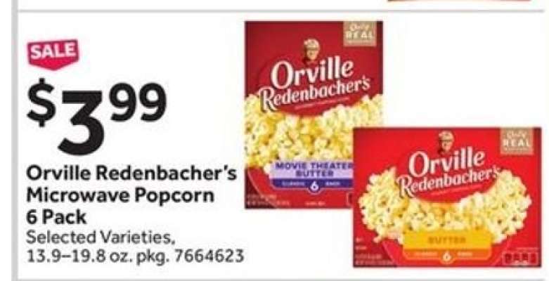 Orville Redenbacher's Microwave Popcorn 6 Pack