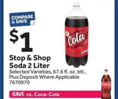 Stop & Shop Soda 2 Liter