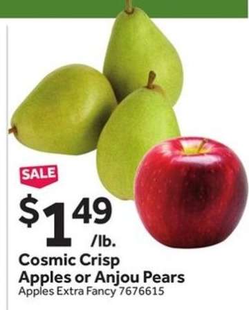 Cosmic Crisp Apples or Anjou Pears