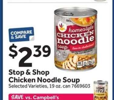 Stop & Shop Chicken Noodle Soup
