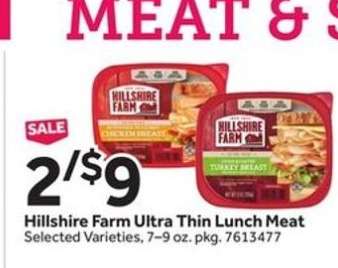 Hillshire Farm Ultra Thin Lunch Meat