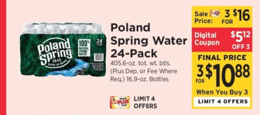 Poland Spring Water 24-Pack