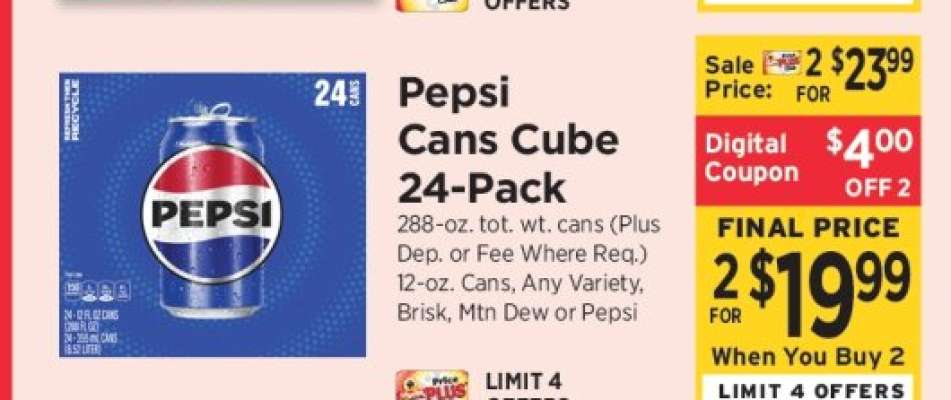 Pepsi Cans Cube 24-Pack