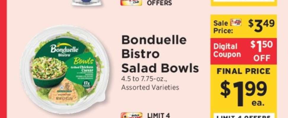 Bonduelle Bistro Salad Bowls