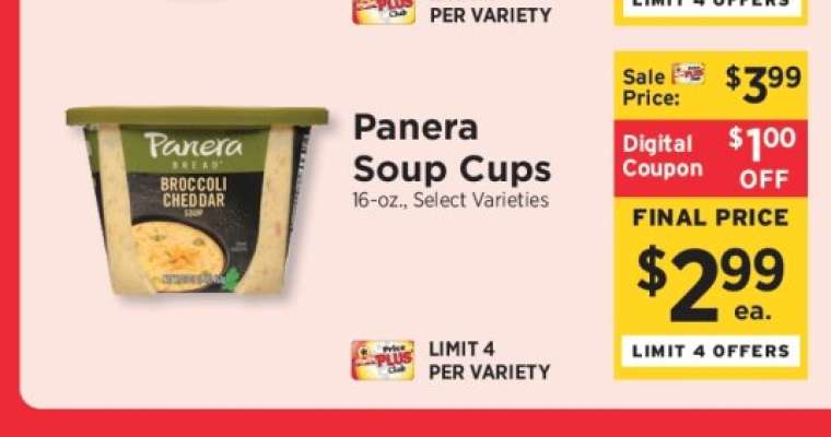 Panera Soup Cups