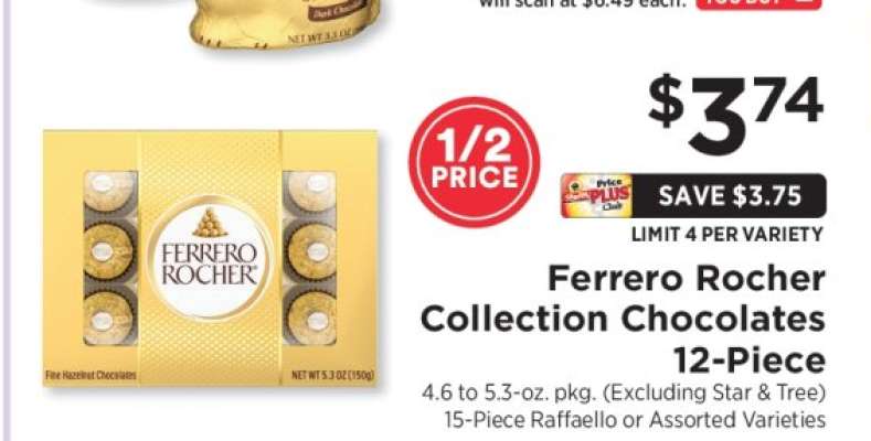 Ferrero Rocher Collection Chocolates 12-Piece