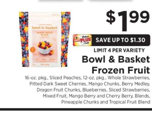 Bowl & Basket Frozen Fruit