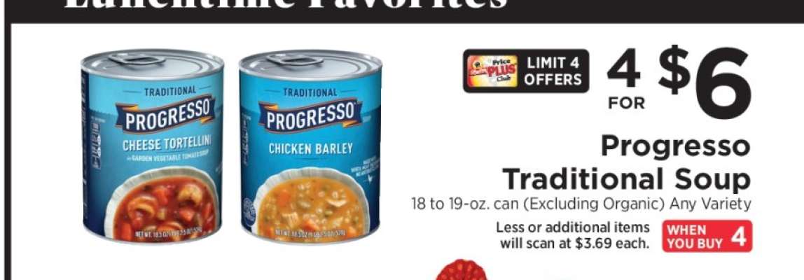 Progresso Traditional Soup
