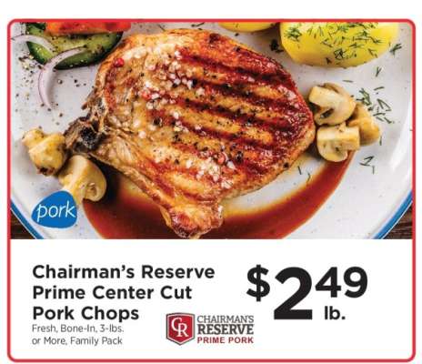 Chairman's Reserve Prime Center Cut Pork Chops
