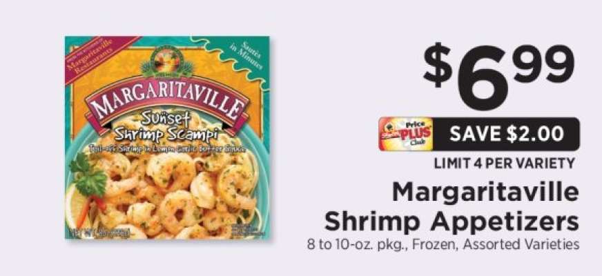 Margaritaville Shrimp Appetizers