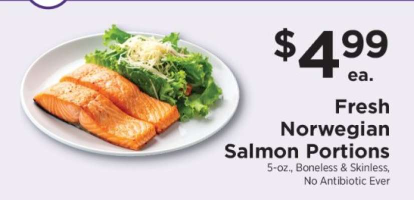 Fresh Norwegian Salmon Portions