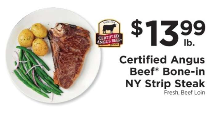 Certified Angus Beef® Bone-In NY Strip Steak