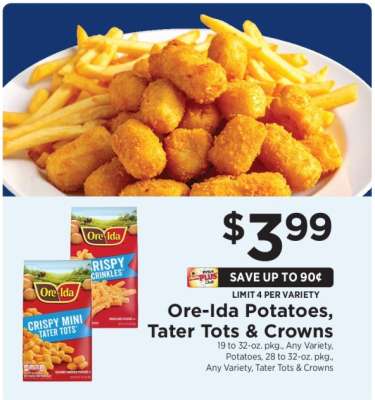 Ore-Ida Potatoes, Tater Tots & Crowns