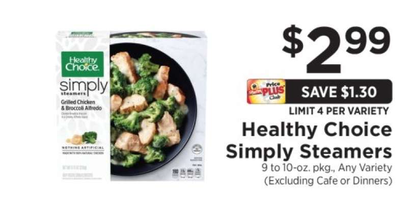 Healthy Choice Simply Steamers