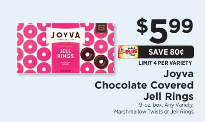 Joyva Chocolate Covered Jell Rings
