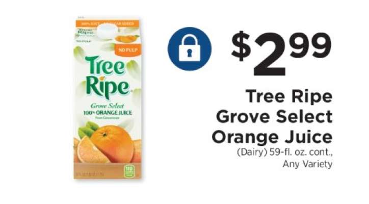 Tree Ripe Grove Select Orange Juice