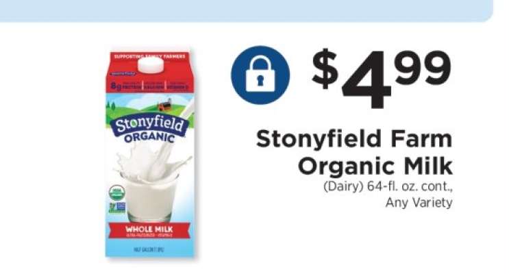 Stonyfield Farm Organic Milk
