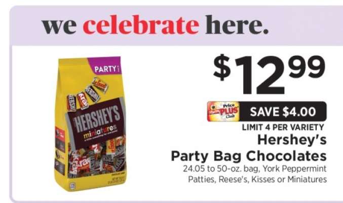 Hershey's Party Bag Chocolates