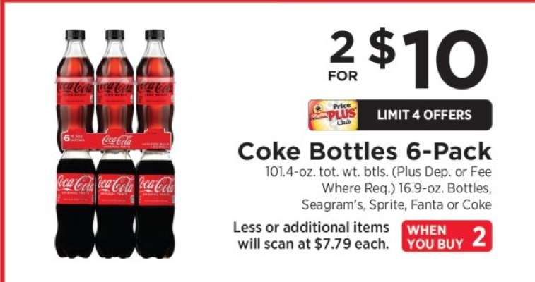 Coke Bottles 6-Pack