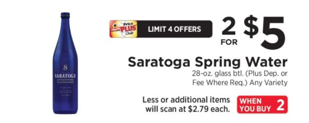 Saratoga Spring Water