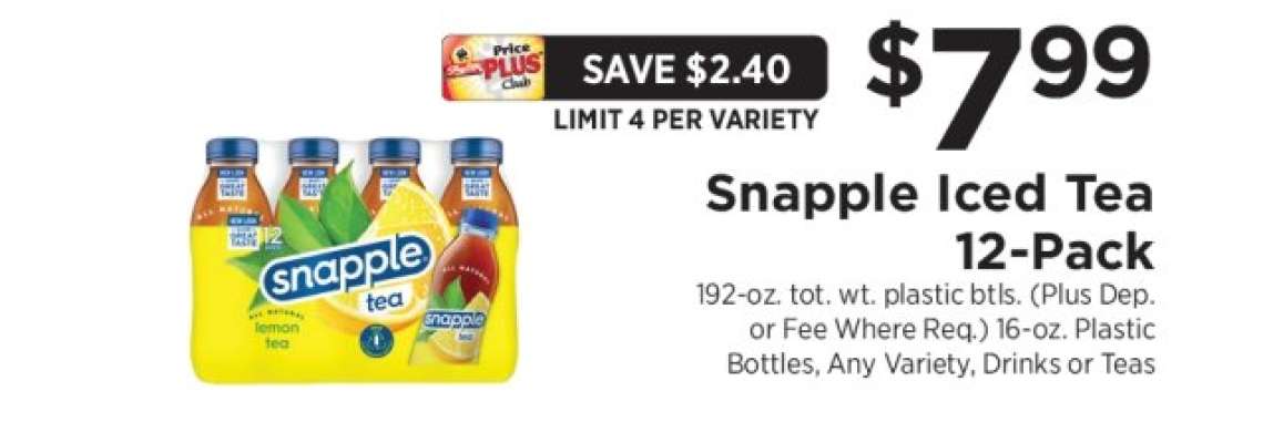 Snapple Iced Tea 12-Pack